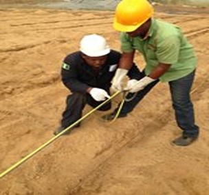 Laying of ribbon Anodes for tank bottom Cathodic protection for Orient Petroleum